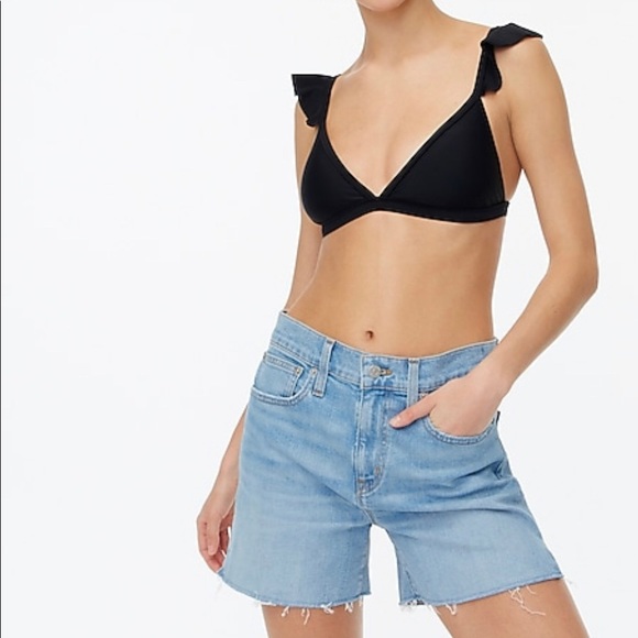 NWT J. crew ruffle bikini top - Picture 2 of 4